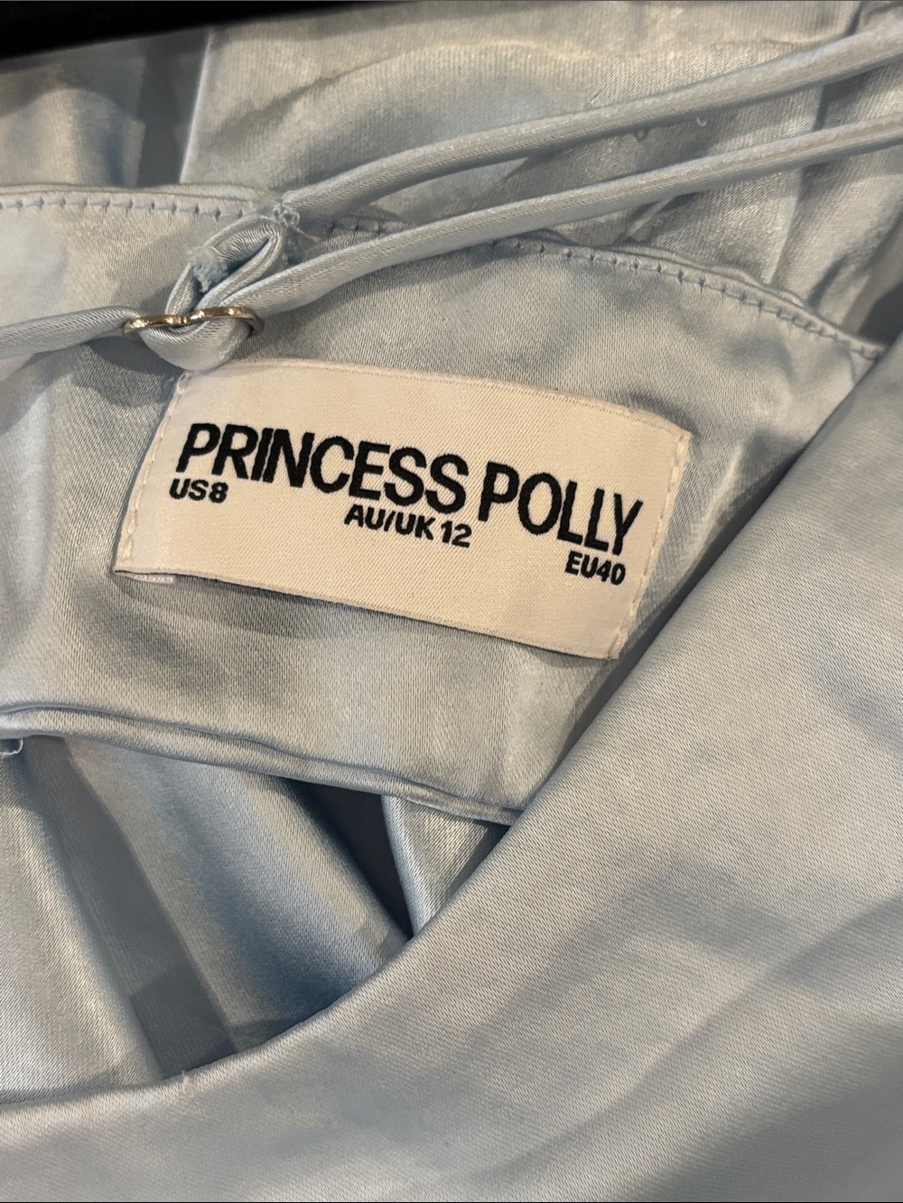 Princess Polly Jazelle Maxi Dress Blue - Picture 9 of 11